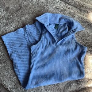 Target Wild Fable blue ribbed dress